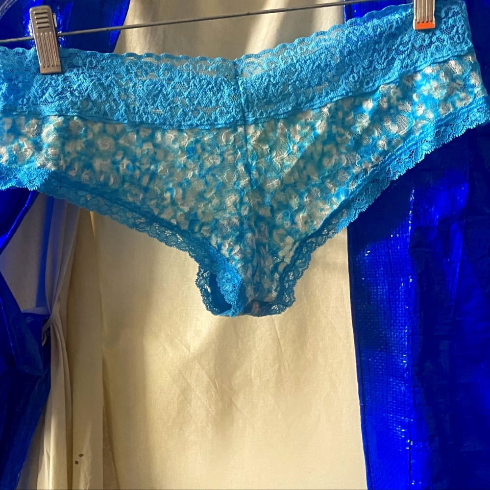 Victoria's Secret Blue Lace Panties